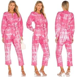 LOVESHACKFANCY x REVOLVE Paca Hibiscus Hand Dye Jumpsuit